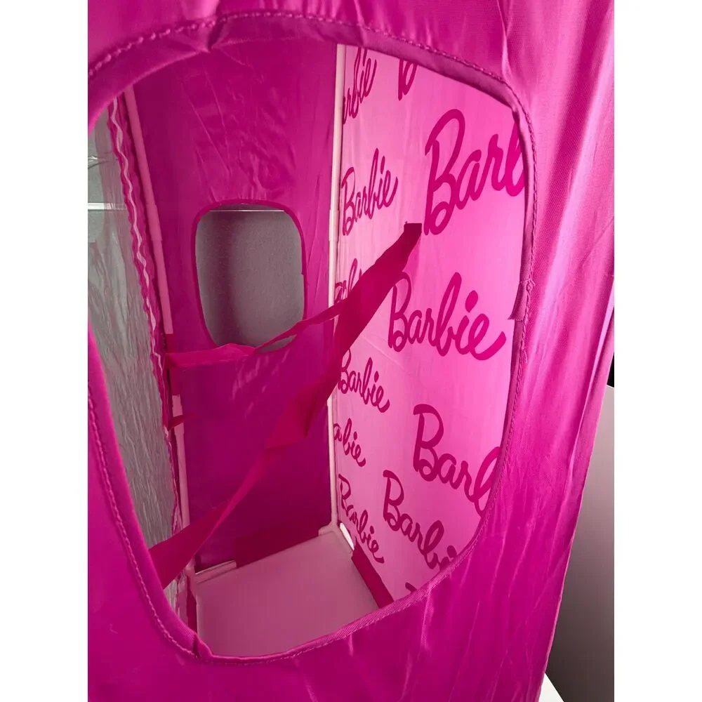 Spirit Halloween Kids Barbie Box Costume One Size Complete Poles Official